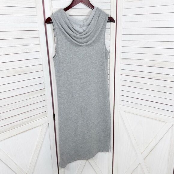 Active USA Sleeveless Hoodie Sheath Dress Grey Small - Picture 8 of 12